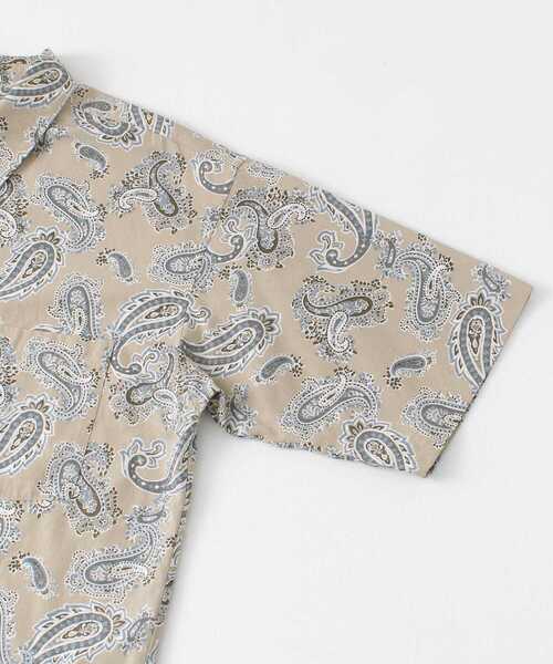 URBAN RESEARCH DOORS（アーバンリサーチドアーズ）の「White Label　ペイズリー レギュラーカラーシャツ（シャツ/ブラウス・メンズ・ベージュ系その他・MEDIUM/LARGE）」の7枚目の写真