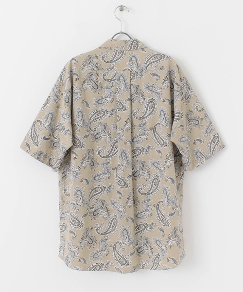 URBAN RESEARCH DOORS（アーバンリサーチドアーズ）の「White Label　ペイズリー レギュラーカラーシャツ（シャツ/ブラウス・メンズ・ベージュ系その他・MEDIUM/LARGE）」の9枚目の写真