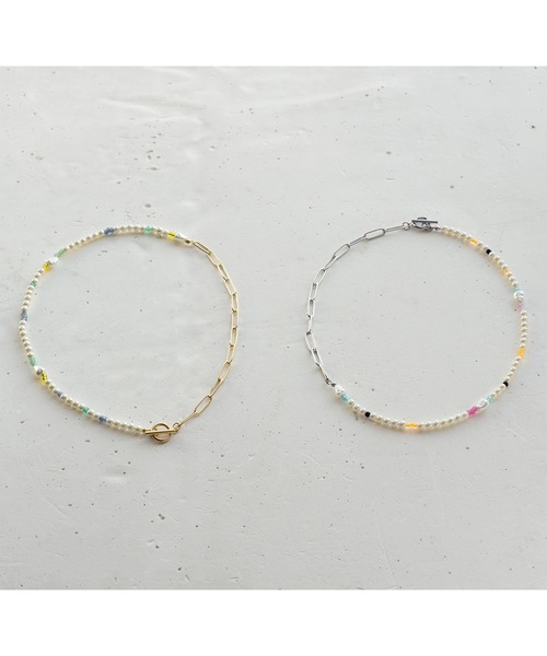 GOLDY（ゴールディ）の「パール & チェーン セパレーション ネックレス（ネックレス・レディース・ゴールド/シルバー・FREE）」の9枚目の写真