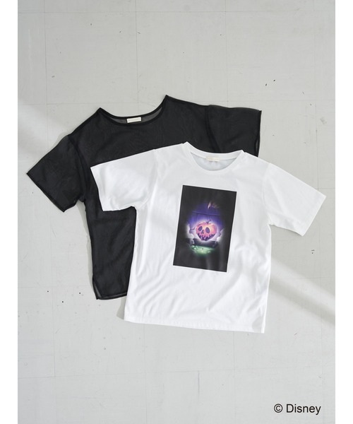 earth music&ecology(アースミュージックアンドエコロジー)の「『ディズニー ツイステッドワンダーランド』earth シアーTシャツセット *(Tシャツ/カットソー・レディース・ラベンダー/グリーン/ブルー/パープル/ボルドー/レッド/オレンジ・FREE)」の4枚目の写真