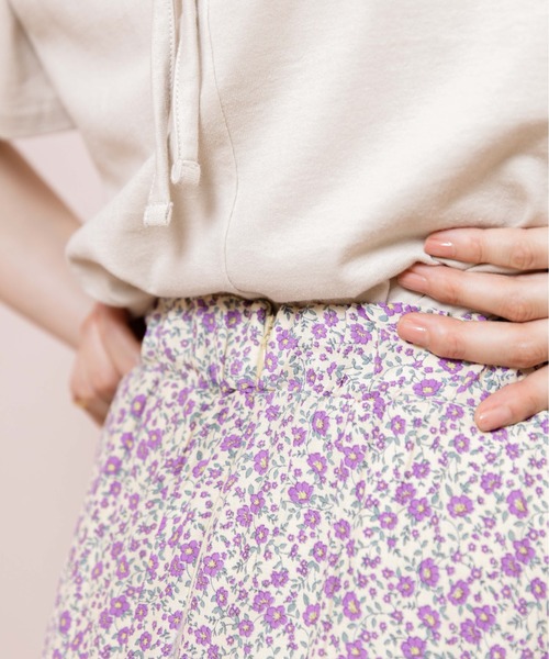 flower（フラワー）の「リトルガーデンスカート（スカート・レディース・ブラック/アイボリー・FREE）」の9枚目の写真