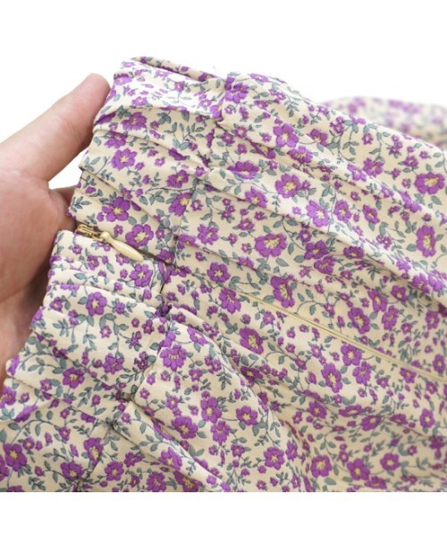 flower（フラワー）の「リトルガーデンスカート（スカート・レディース・ブラック/アイボリー・FREE）」の18枚目の写真