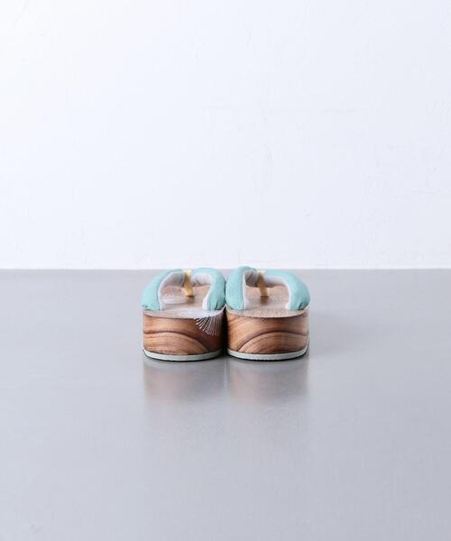 UNITED ARROWS（ユナイテッドアローズ）の「＜moika（モイカ）＞下駄 花芯▲（和装小物・レディース・ライラック/ライトブルー・23-24.5）」の7枚目の写真