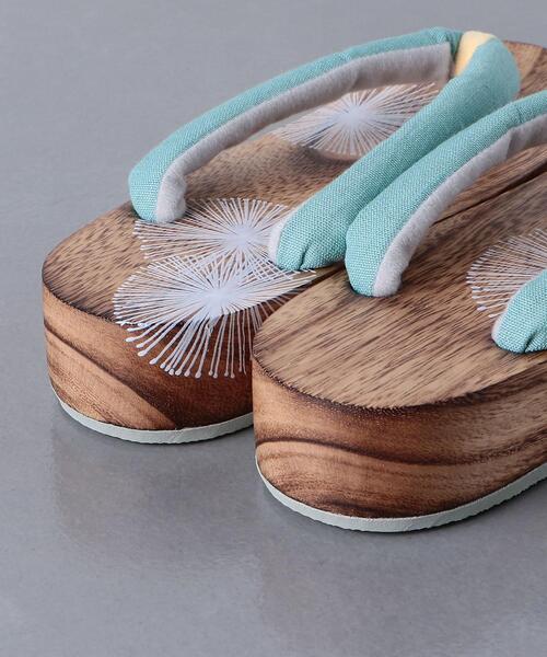 UNITED ARROWS（ユナイテッドアローズ）の「＜moika（モイカ）＞下駄 花芯▲（和装小物・レディース・ライラック/ライトブルー・23-24.5）」の10枚目の写真