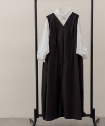 PUAL CE CIN | 【Du noir】綿クロスワッシャー2WAYワンピース(ワンピース)