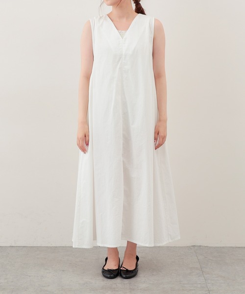 PUAL CE CIN(ピュアルセシン)の「【Du noir】綿クロスワッシャー2WAYワンピース(ワンピース・レディース・ホワイト/ブラック/ベージュ・FREE)」の12枚目の写真