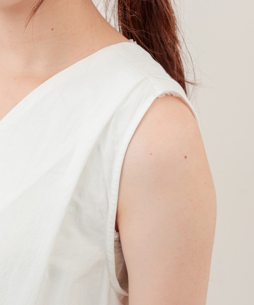 PUAL CE CIN(ピュアルセシン)の「【Du noir】綿クロスワッシャー2WAYワンピース(ワンピース・レディース・ホワイト/ブラック/ベージュ・FREE)」の16枚目の写真