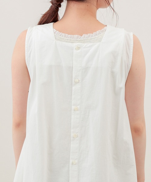 PUAL CE CIN(ピュアルセシン)の「【Du noir】綿クロスワッシャー2WAYワンピース(ワンピース・レディース・ホワイト/ブラック/ベージュ・FREE)」の17枚目の写真