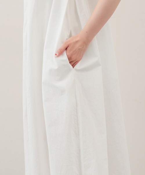 PUAL CE CIN(ピュアルセシン)の「【Du noir】綿クロスワッシャー2WAYワンピース(ワンピース・レディース・ホワイト/ブラック/ベージュ・FREE)」の18枚目の写真