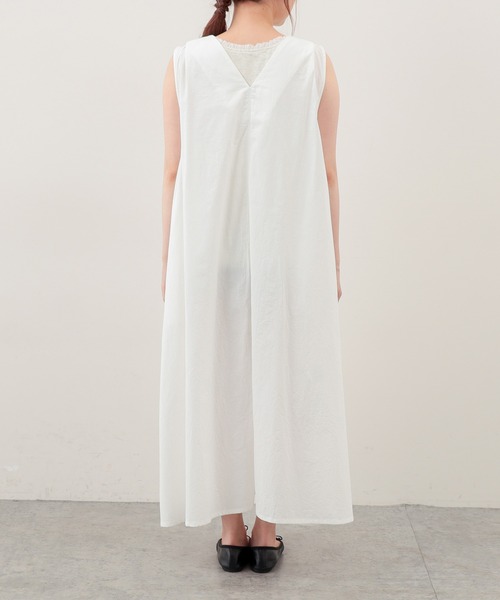 PUAL CE CIN(ピュアルセシン)の「【Du noir】綿クロスワッシャー2WAYワンピース(ワンピース・レディース・ホワイト/ブラック/ベージュ・FREE)」の21枚目の写真