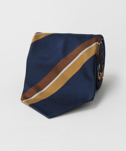 STEPHEN WALTERS(スティーブンウォルターズ)の「<Stephen Walters>GLR 8.0cm ストライプ2 ネクタイ(ネクタイ・メンズ・ネイビー/オレンジ系その他・FREE)」の2枚目の写真