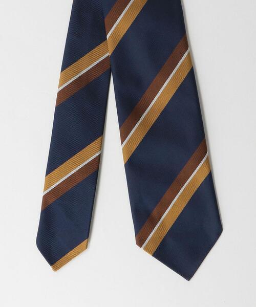STEPHEN WALTERS(スティーブンウォルターズ)の「<Stephen Walters>GLR 8.0cm ストライプ2 ネクタイ(ネクタイ・メンズ・ネイビー/オレンジ系その他・FREE)」の3枚目の写真