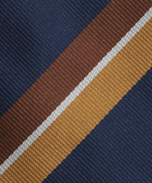 STEPHEN WALTERS(スティーブンウォルターズ)の「<Stephen Walters>GLR 8.0cm ストライプ2 ネクタイ(ネクタイ・メンズ・ネイビー/オレンジ系その他・FREE)」の4枚目の写真