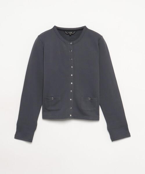 To b. by agnes b.(トゥービーバイアニエスベー)の「WR09 CARDIGAN カーディガン(カーディガン/ボレロ・レディース・グレー・40/38)」の1枚目の写真