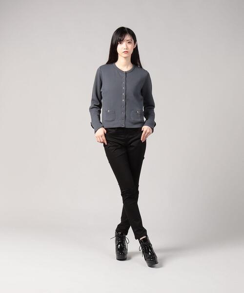 To b. by agnes b.(トゥービーバイアニエスベー)の「WR09 CARDIGAN カーディガン(カーディガン/ボレロ・レディース・グレー・40/38)」の4枚目の写真