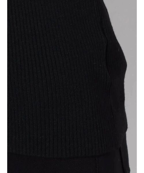 LAGUNAMOON（ラグナムーン）の「2WAYボレロレイヤードニットプルオーバー（ニット/セーター・レディース・ブラック/カーキ・FREE）」の8枚目の写真