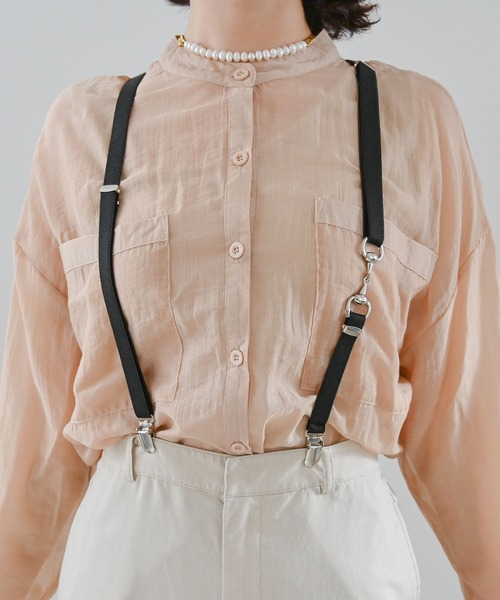 An+u（アンユー）の「PVC×ホースビット サスペンダー（サスペンダー