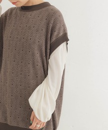 ITEMS URBANRESEARCH | ジャガードニットベスト(ベスト)