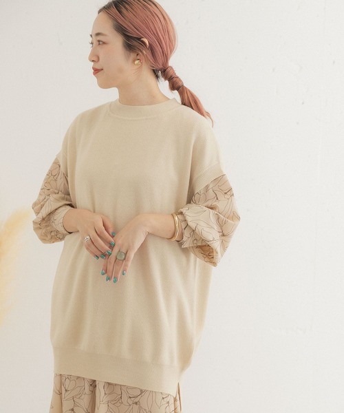 ITEMS URBANRESEARCH（アイテムズ アーバンリサーチ）の「ジャガードニットベスト（ベスト・レディース・ライトブラウン/ダークブラウン/アイボリー・FREE）」の21枚目の写真