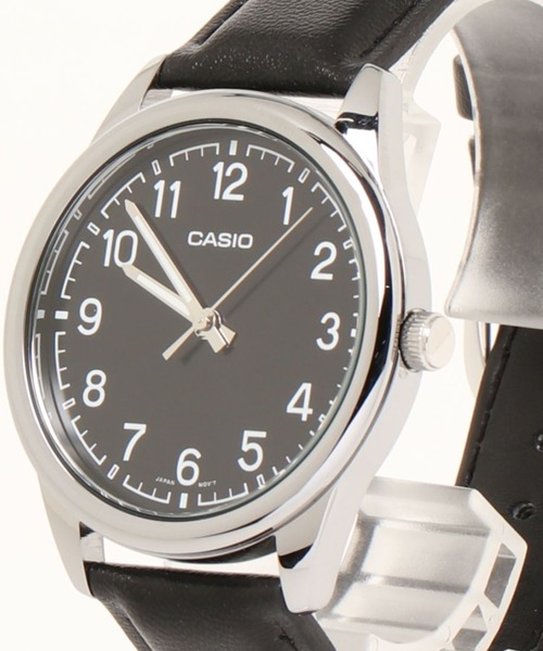 CASIO カシオ / ベーシックアナログ 日本製クォーツ レザー