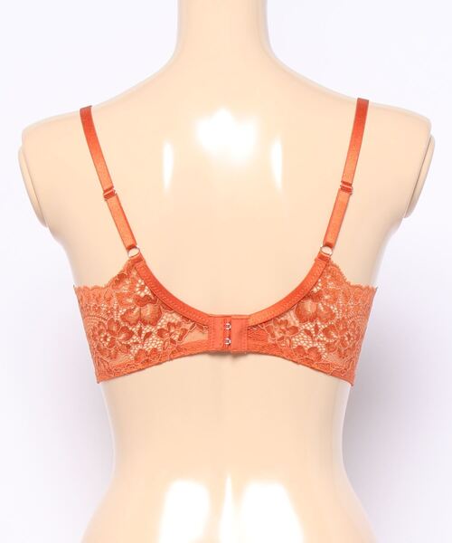 mignon la vie a duex(ミニヨン ラヴィアドゥ)の「ブラジャー インフィオラーレ 総レース 下着 BCDEFG(ブラジャー・レディース・ネイビー/グレー/オレンジ・B70/C70/D70/B75/C65/C75/D65/D75/E65/E70/E75/F65/F70/F75/G65/G70/G75)」の12枚目の写真