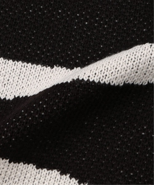 ROCKET x LUNCH（ロケットアンドランチ）の「【ROCKET × LUNCH/ロケット ランチ】R CONTRAST R JACQUARD KNI（ニット/セーター・レディース・ブラック/アーミー・SMALL）」の11枚目の写真