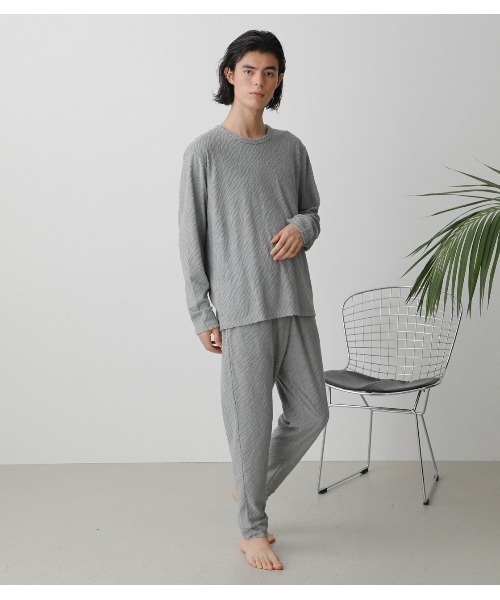 AZUL by moussy（アズールバイマウジー）の「T/H ZEBRA PILE PANTS/ゼブラパイルパンツ（その他パンツ・メンズ・グレー/ブラック・MEDIUM/LARGE）」の15枚目の写真