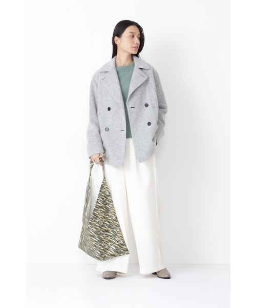 human woman（ヒューマンウーマン）の「BAGMATI　ジャガードバッグ（トートバッグ・レディース・クリアブラウン/グリーン系その他4・ﾌﾘ-）」の9枚目の写真