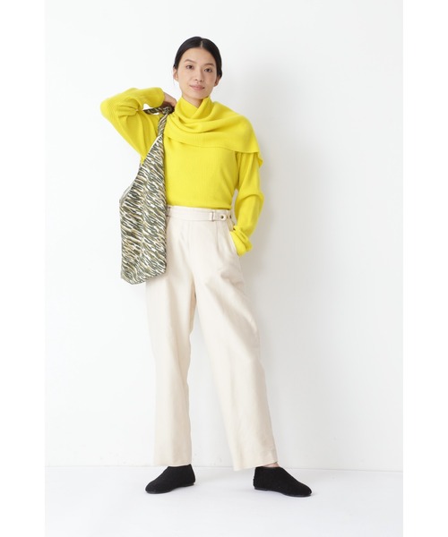 human woman（ヒューマンウーマン）の「BAGMATI　ジャガードバッグ（トートバッグ・レディース・クリアブラウン/グリーン系その他4・ﾌﾘ-）」の10枚目の写真