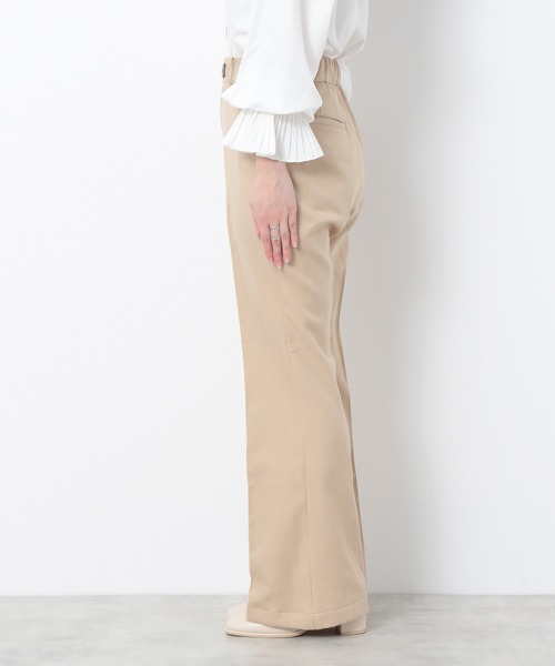 Heather（ヘザー）の「スリムフィットアッタカフレアパンツ　238826（スラックス・レディース・パープル/ベージュ/ブラック/グリーン/ブラウン・M/L/S/XS）」の10枚目の写真