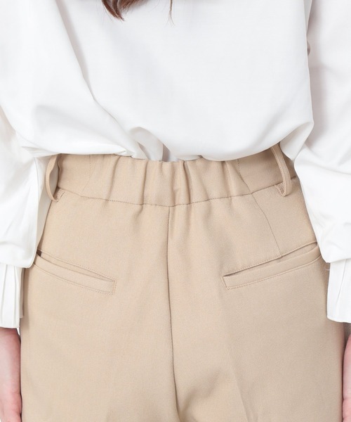 Heather（ヘザー）の「スリムフィットアッタカフレアパンツ　238826（スラックス・レディース・パープル/ベージュ/ブラック/グリーン/ブラウン・M/L/S/XS）」の15枚目の写真