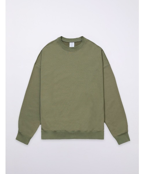 MR.GENTLEMAN（ミスタージェントルマン）の「FINE COTTON CREW NECK SWEAT（スウェット・メンズ・ブラック/ベージュ/グレー/グリーン・X-LARGE/SMALL/MEDIUM/LARGE）」の4枚目の写真