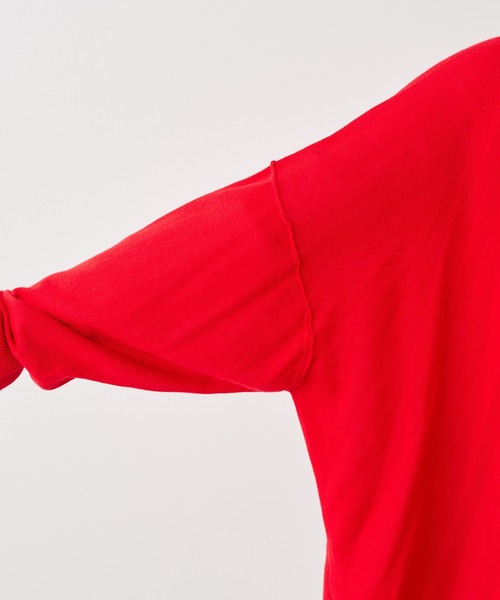 PUAL CE CIN（ピュアルセシン）の「14Gニットカーディガン（カーディガン/ボレロ・レディース・ベージュ/レッド/スミクロ・FREE）」の18枚目の写真