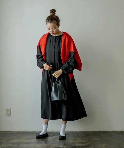 PUAL CE CIN（ピュアルセシン）の「14Gニットカーディガン（カーディガン/ボレロ・レディース・ベージュ/レッド/スミクロ・FREE）」の17枚目の写真