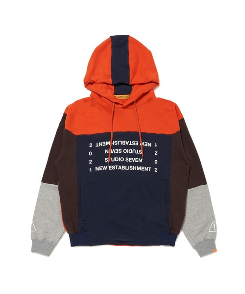Crazy Pattern Hoodie【STUDIOSEVEN/スタジオセブン】