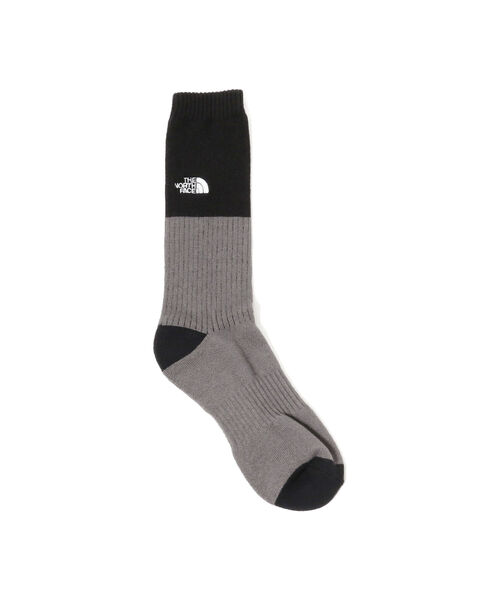 THE NORTH FACE（ザノースフェイス）の「THE NORTH FACE / Point Thermo Crew（ソックス/靴下・メンズ・ブルー系その他3/イエロー系その他5/グレー・MEDIUM）」の2枚目の写真