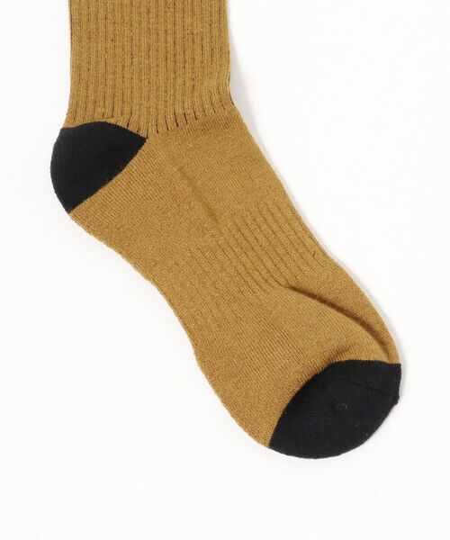 THE NORTH FACE（ザノースフェイス）の「THE NORTH FACE / Point Thermo Crew（ソックス/靴下・メンズ・ブルー系その他3/イエロー系その他5/グレー・MEDIUM）」の4枚目の写真