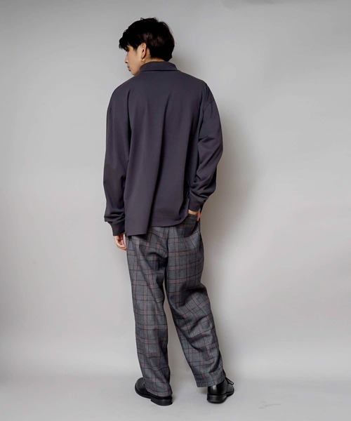 UNIIT(ユニット)の「【UNIIT/ユニット】NanoTecヘビーウェイト 2WAY タートルモックネック ルーズビッグシルエット ロンT(Tシャツ/カットソー・メンズ・ライトベージュ/ライトグレー/チャコールグレー/ネイビー/ライトグリーン・LARGE/MEDIUM/SMALL)」の10枚目の写真