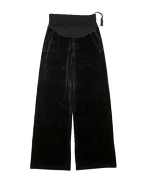 Opinion korean town（オピニオン コリアン タウン）の「【マタニティ】ベロア調ワイドパンツ（その他パンツ・レディース・ブラック/グレー・L/XL/M）」の17枚目の写真