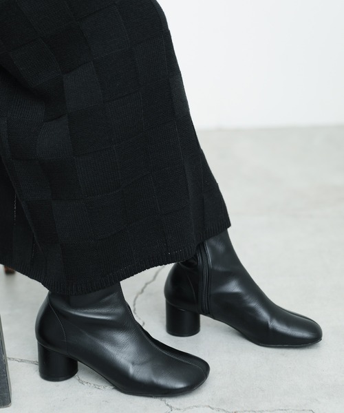 select MOCA(セレクトモカ)の「2021 AW ブロックチェックタイトニットスカート(スカート・レディース・オリーブ/ブルー/ブラック・FREE)」の18枚目の写真