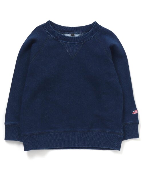 F.O.KIDS（エフオーキッズ）の「ガゼットトレーナー（スウェット・キッズ・ベージュ/チャコール/インディゴブルー/カーキ/オレンジ/パープル・100/90/130/110/120/95/140/80）」の4枚目の写真