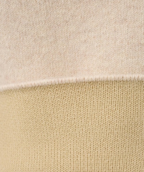 BEARDSLEY（ビアズリー）の「ラクーンダブルフェイスプルオーバーとセットアップで着られる ダブルフェイスパンツ（その他パンツ・レディース・グレー/アイボリー・FREE）」の7枚目の写真