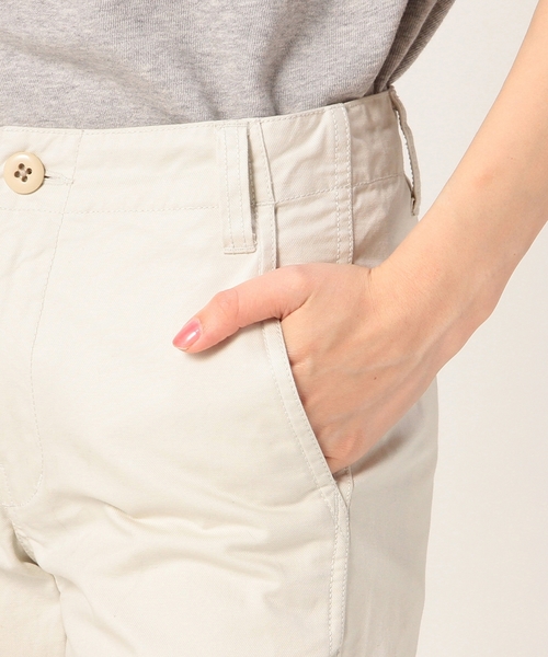 coen（コーエン）の「チノテーパードパンツ（チノパンツ・レディース・オフホワイト/ベージュ/オリーブ・MEDIUM/SMALL/LARGE）」の6枚目の写真