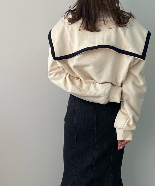 LE MORE（リモア）の「セーラーカラープルオーバー（スウェット）」 - WEAR