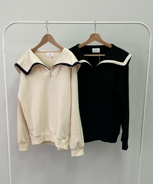 LE MORE（リモア）の「セーラーカラープルオーバー（スウェット）」 - WEAR