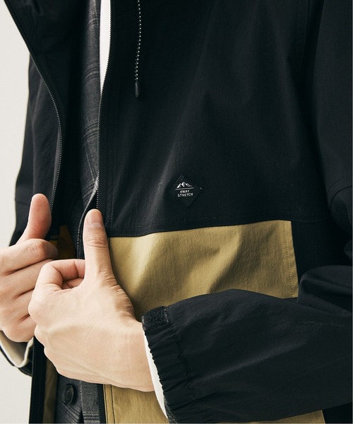 417 EDIFICE（フォーワンセブンエディフィス）の「【WASHER NYLON】 ストレッチ マウンテンパーカー（マウンテンパーカー・メンズ・ブラック/ブラック系その他/ベージュ/カーキ/その他8・SMALL/MEDIUM/LARGE/X-LARGE）」の18枚目の写真