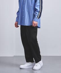 EN ROUTE | ＜EN ROUTE（アンルート）＞ ウール/ポリウレタン フランネル 1プリーツ バックゴム(その他パンツ)