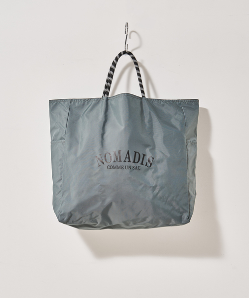 NOMADIS（ノマディス）の「《7月分再予約》【NOMADIS / ノマディス】SAC リバーシブルバッグ（トートバッグ・メンズ・ブラック/グレー/オレンジ/グリーン・FREE）」の2枚目の写真