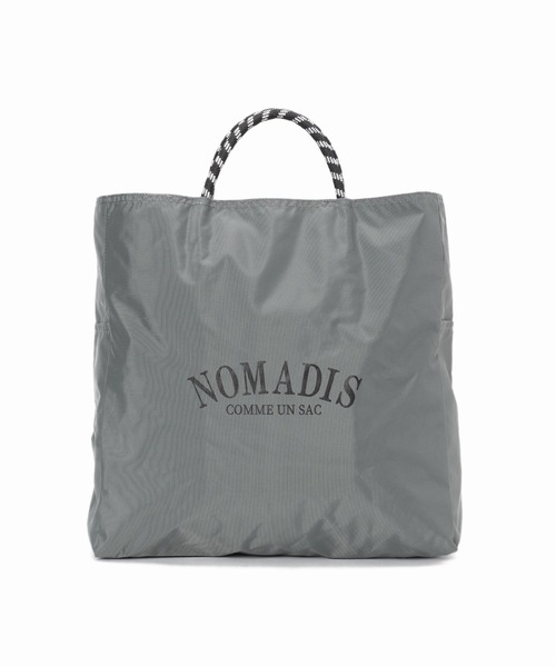 NOMADIS（ノマディス）の「《7月分再予約》【NOMADIS / ノマディス】SAC リバーシブルバッグ（トートバッグ・メンズ・ブラック/グレー/オレンジ/グリーン・FREE）」の5枚目の写真