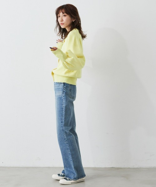 Auntie Rosa Holiday(アンティローザホリデー)の「カラークルーショートカーディガン(カーディガン/ボレロ・レディース・イエロー/オフホワイト/ブルー/オレンジ・FREE)」の6枚目の写真